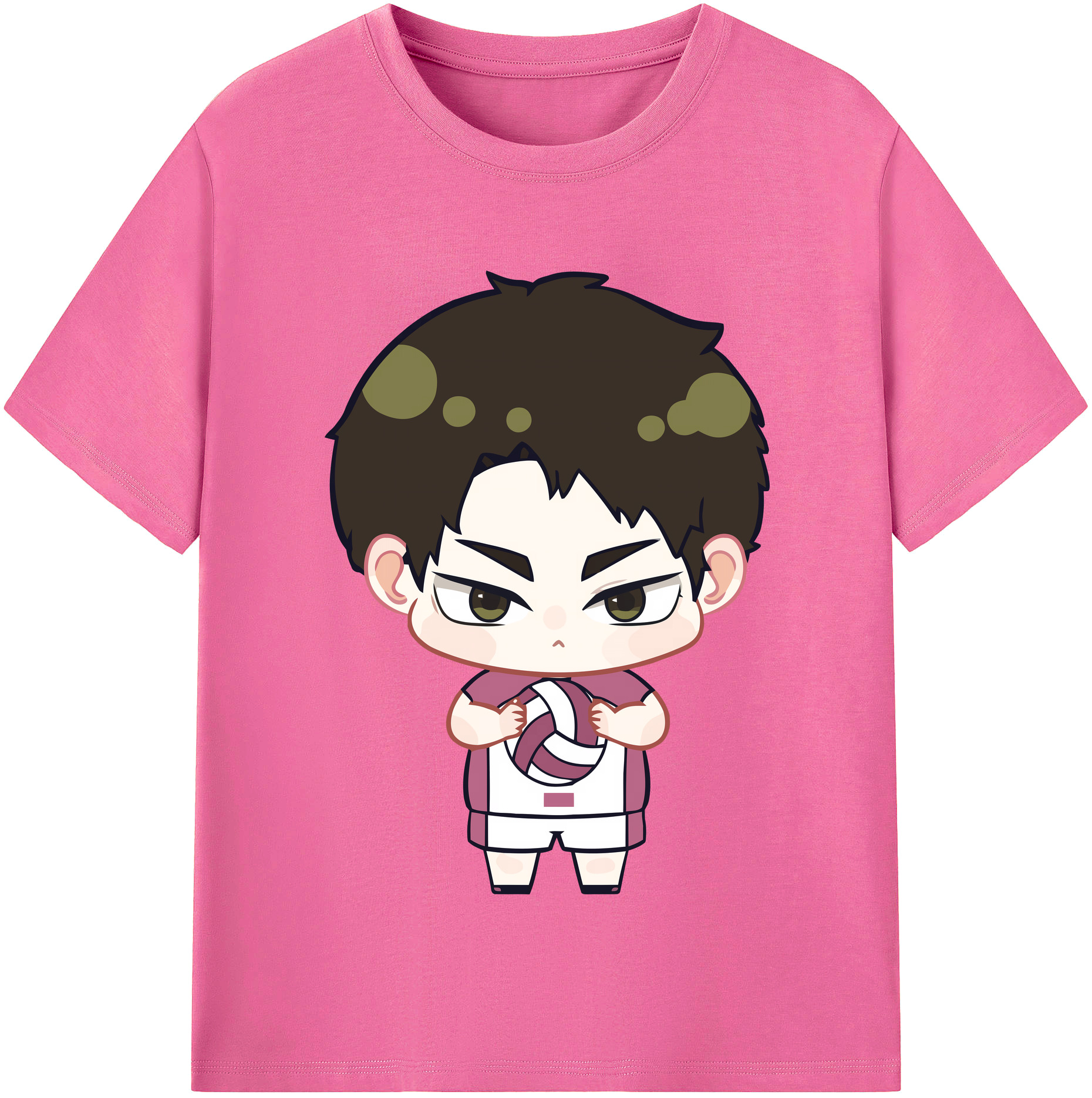 （画像用） ハイキュー!! Haikyu!! レディースカジュアルプリントTシャツ（綿100％）